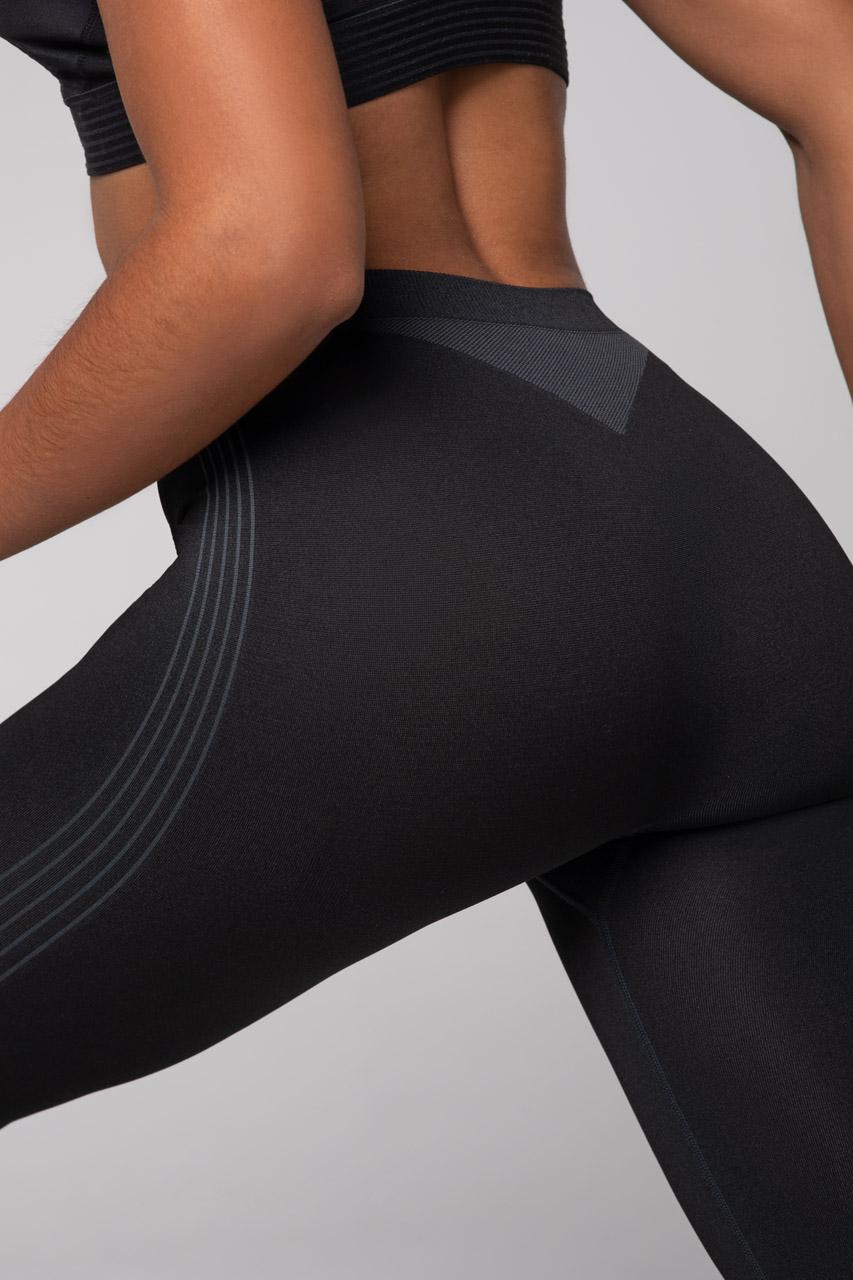 Spaio SPAIO LEGGINGS TERMOATTIVI POWERFUL NERO/GRIGIO Affare Del Giorno