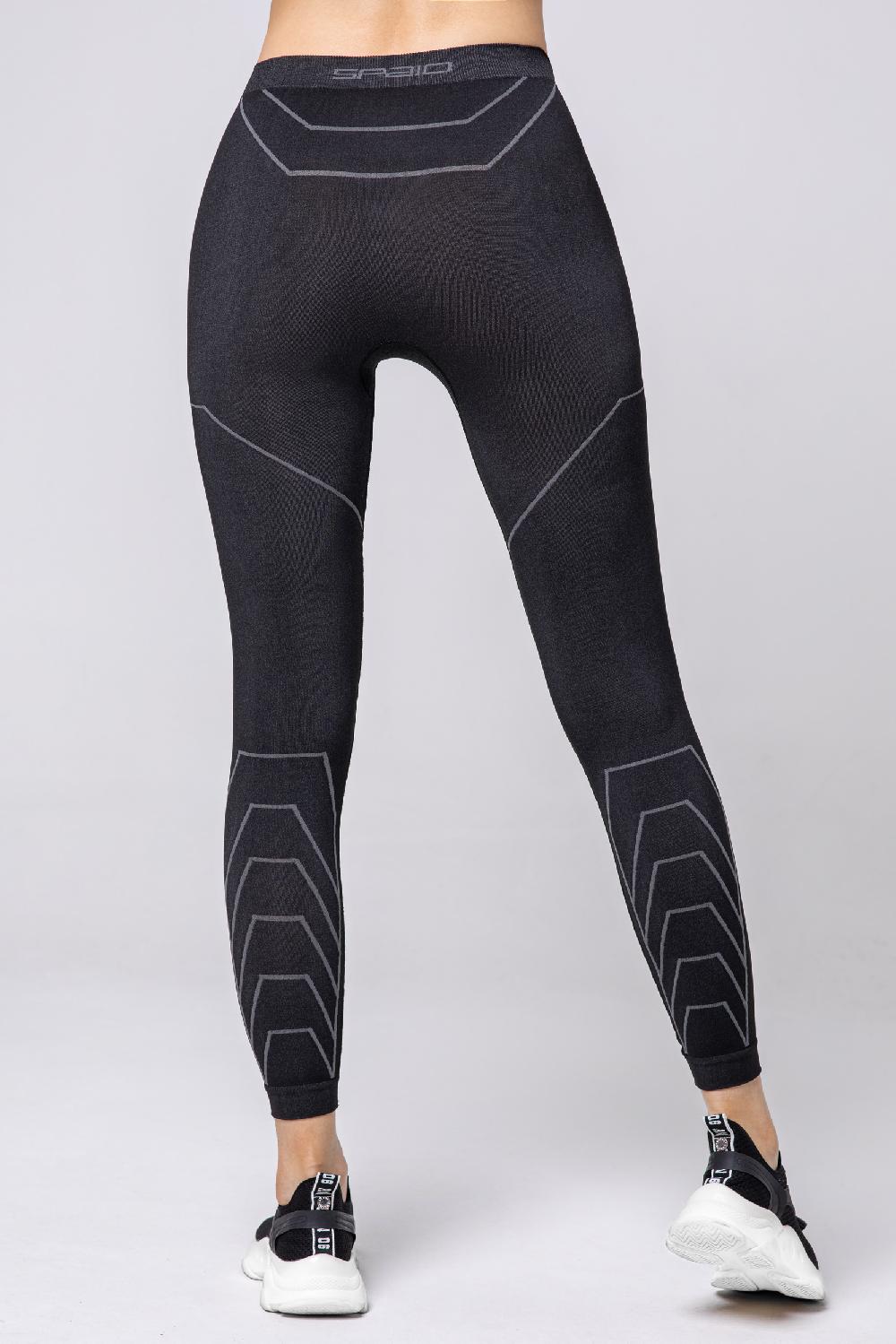 Spaio SPAIO LEGGINS TERMOATTIVI "RAPID" DONNA NERO/GRIGIO In Vendita