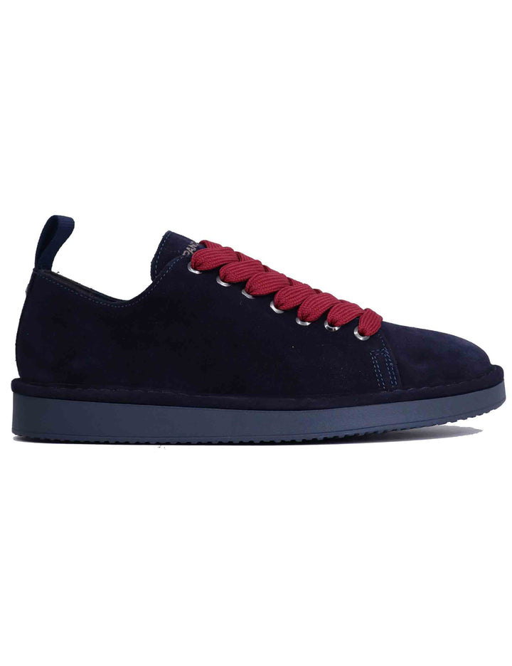 Spatarella Sneakers uomo in camoscio blu Affare Del Giorno