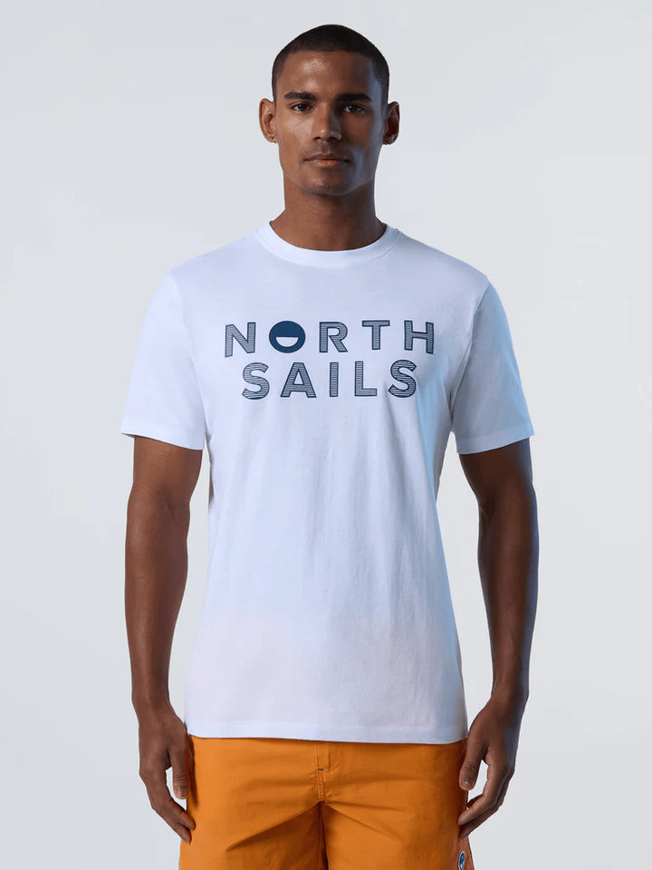 Spatarella T-shirt uomo in cotone bianco 692973-0101 Italia