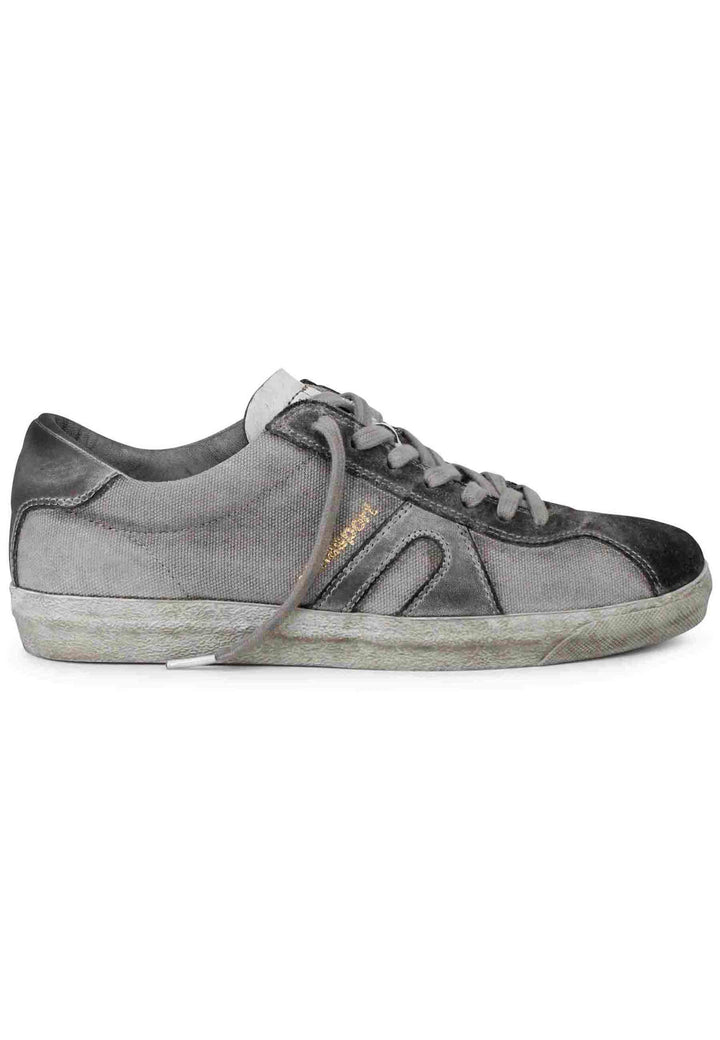 Spatarella Sneakers uomo in canvas vintage grigio Presa