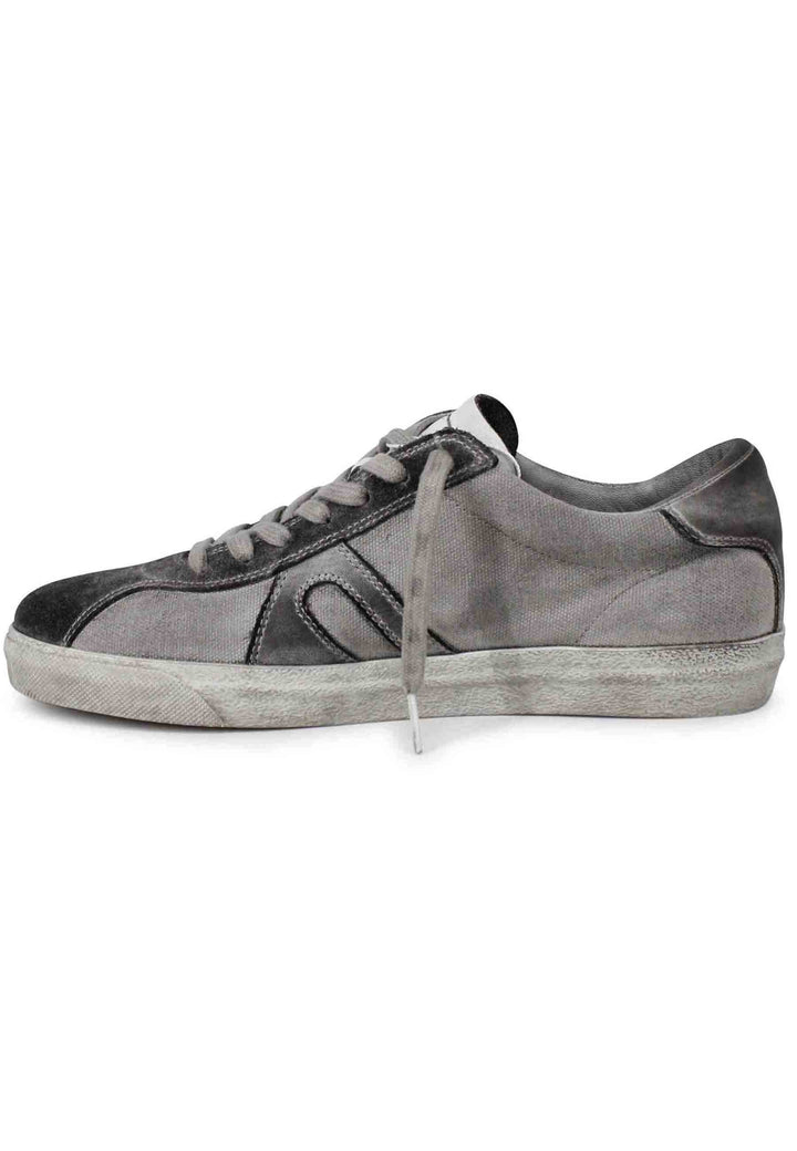 Spatarella Sneakers uomo in canvas vintage grigio Presa