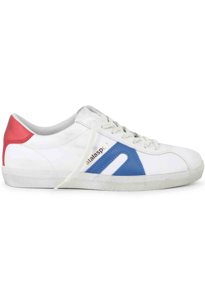 Spatarella Sneakers uomo in pelle bianca Sconto