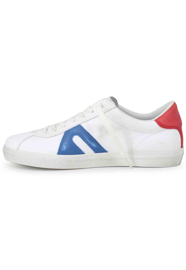 Spatarella Sneakers uomo in pelle bianca Sconto