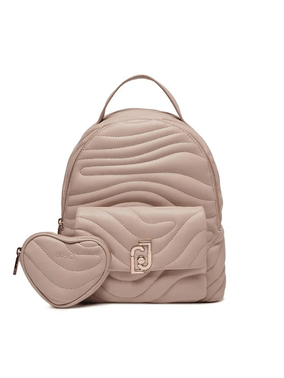 Spatarella Zaini donna in ecopelle beige Vendita Economica
