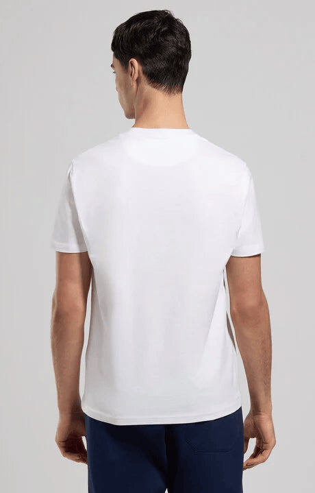 Spatarella T-shirt uomo girocollo in jersey bianco bmt0202-1000 Offerta