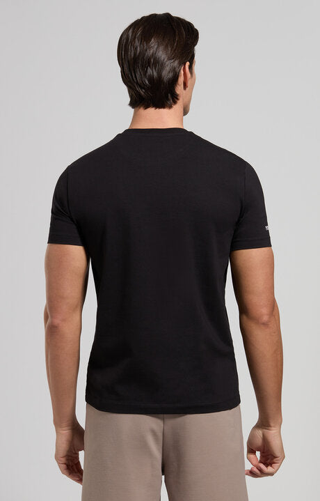 Spatarella T-shirt uomo girocollo in jersey nero bmt0162-8000 Outlet