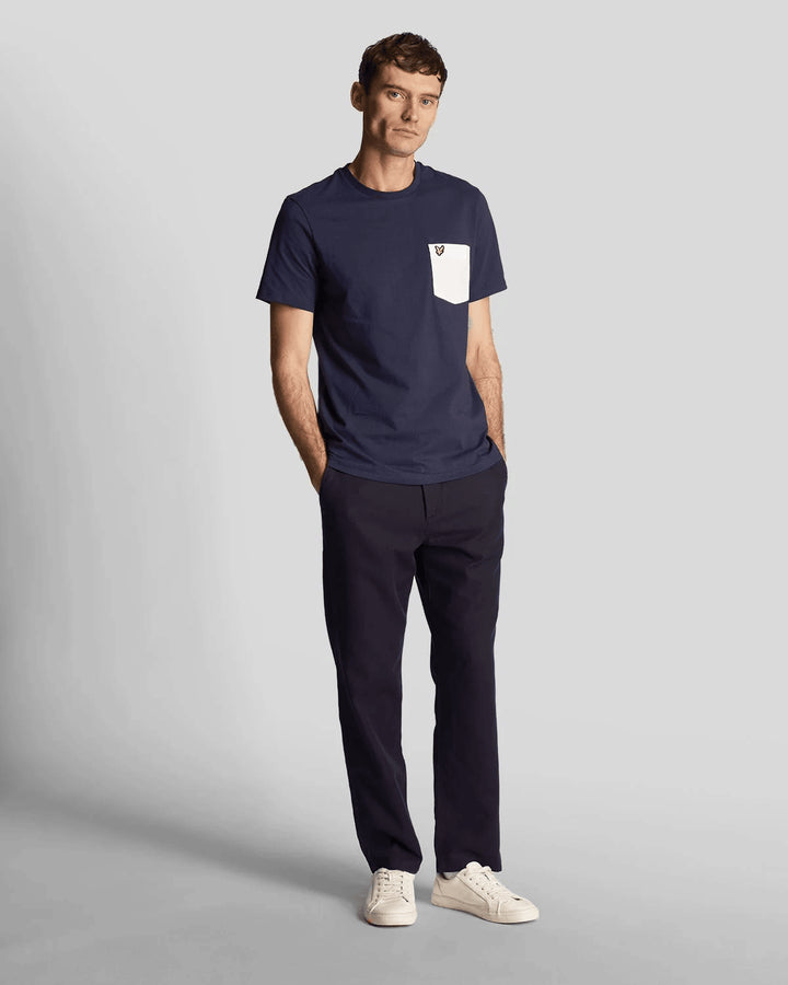 Spatarella T-shirt uomo in cotone blu 2025