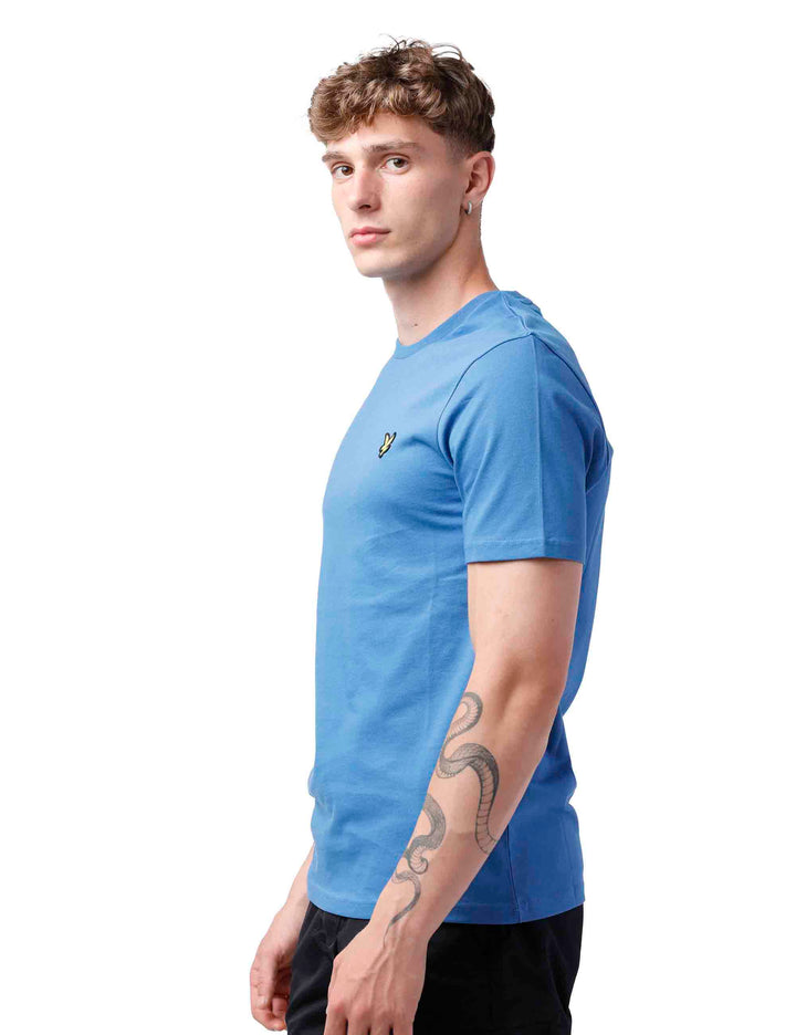 Spatarella T-shirt uomo in cotone blu In Linea