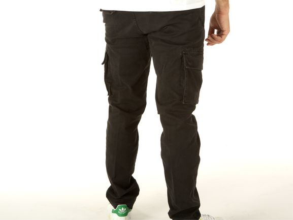 Spatarella Pantaloni uomo in cotone nero Promozione