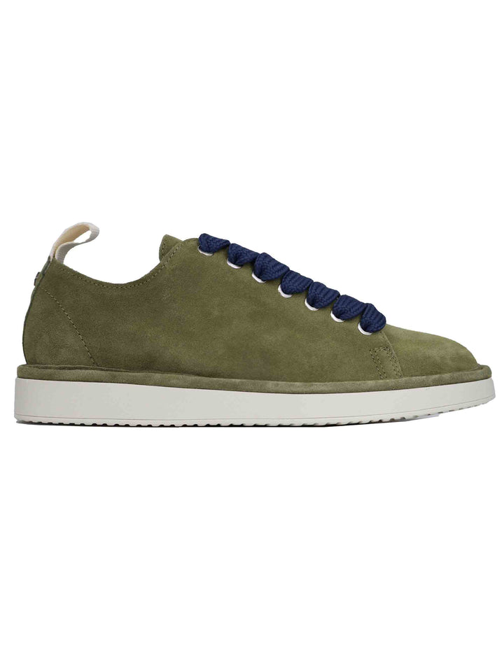 Spatarella Sneakers uomo in camoscio verde Qualità Garantita