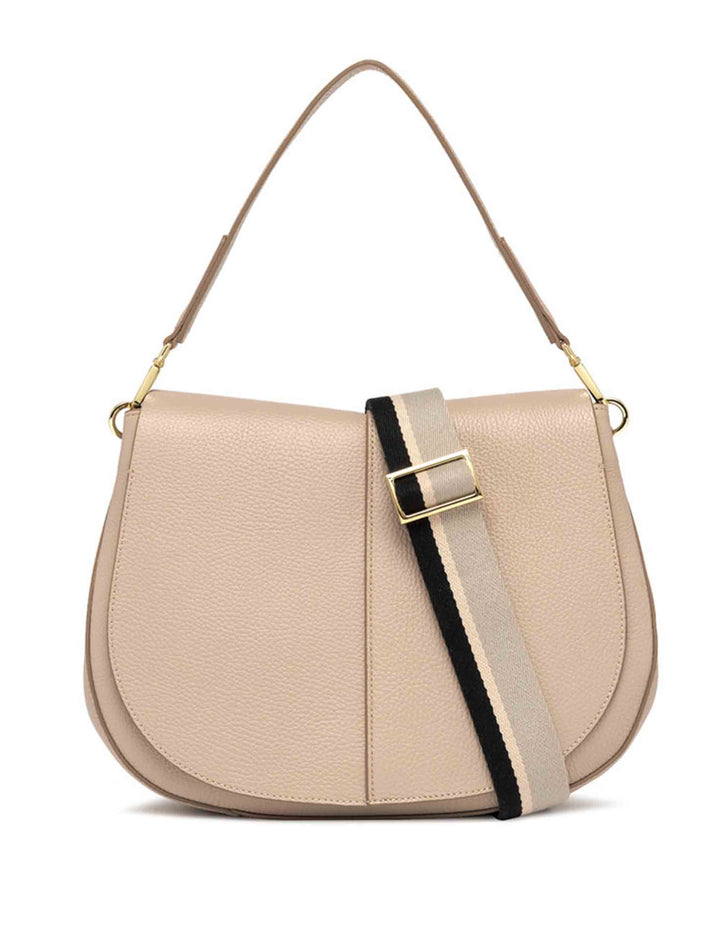 Spatarella Borse a spalla donna Helena Round in pelle phard Outlet