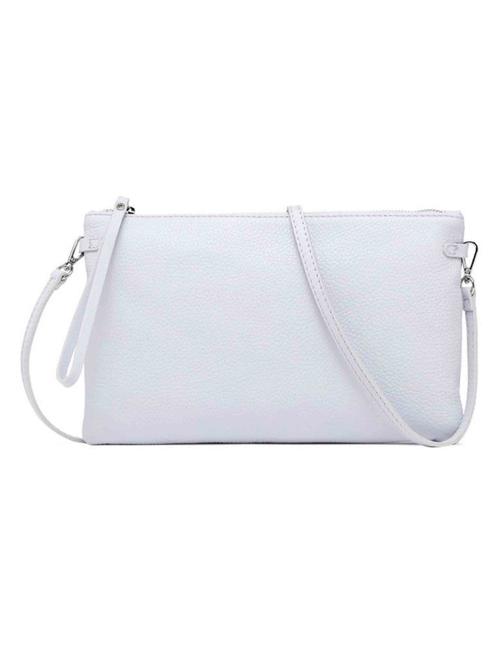 Spatarella Borse donna pochette Hermy in pelle acqua con manico a bracciale e tracolla in pelle Negozio