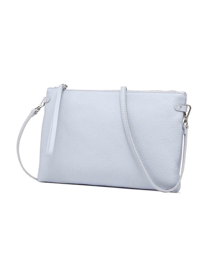 Spatarella Borse donna pochette Hermy in pelle acqua con manico a bracciale e tracolla in pelle Negozio