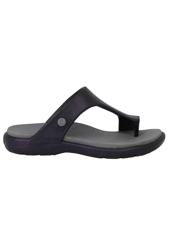 Spatarella Sandali infradito donna in gomma nera Promozione Limitata