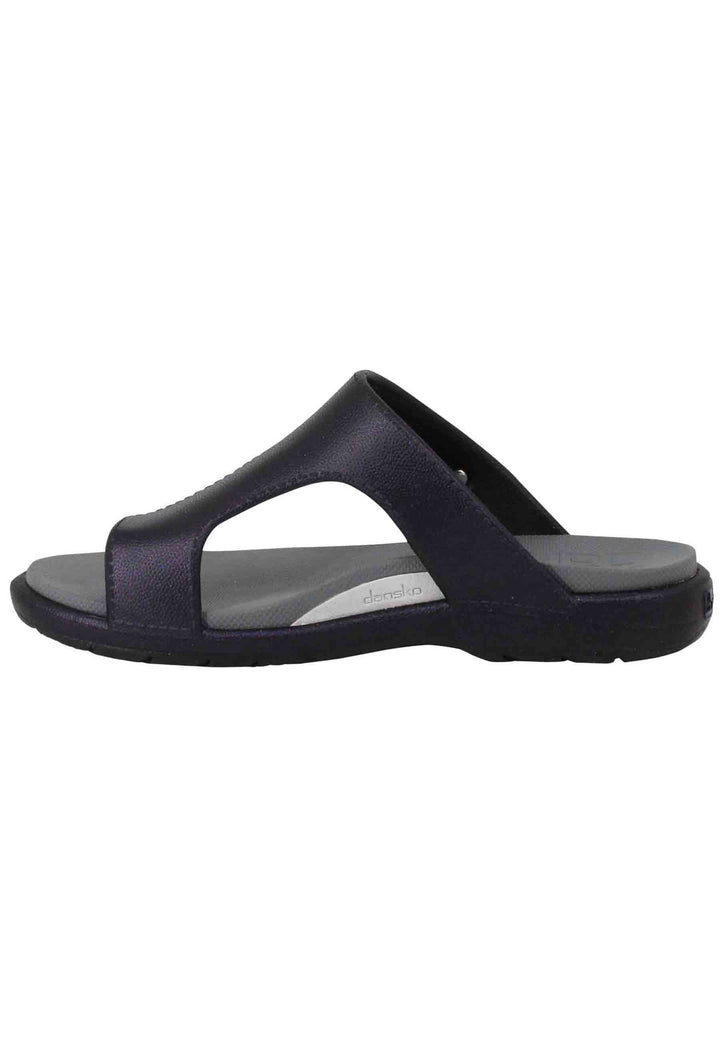 Spatarella Sandali infradito donna in gomma nera Promozione Limitata