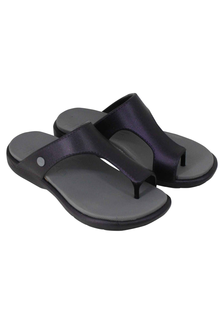 Spatarella Sandali infradito donna in gomma nera Promozione Limitata