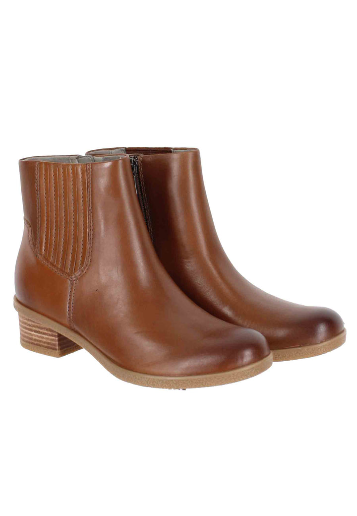 Spatarella Stivaletti donna whaterproff in pelle cuoio con suola in gomma Fino Al -60%