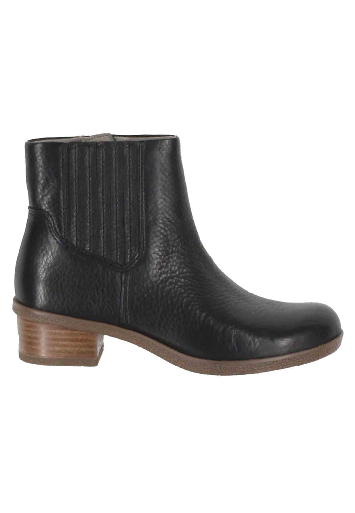 Spatarella Stivaletti donna whaterproff in pelle nero con suola in gomma Shopping Online