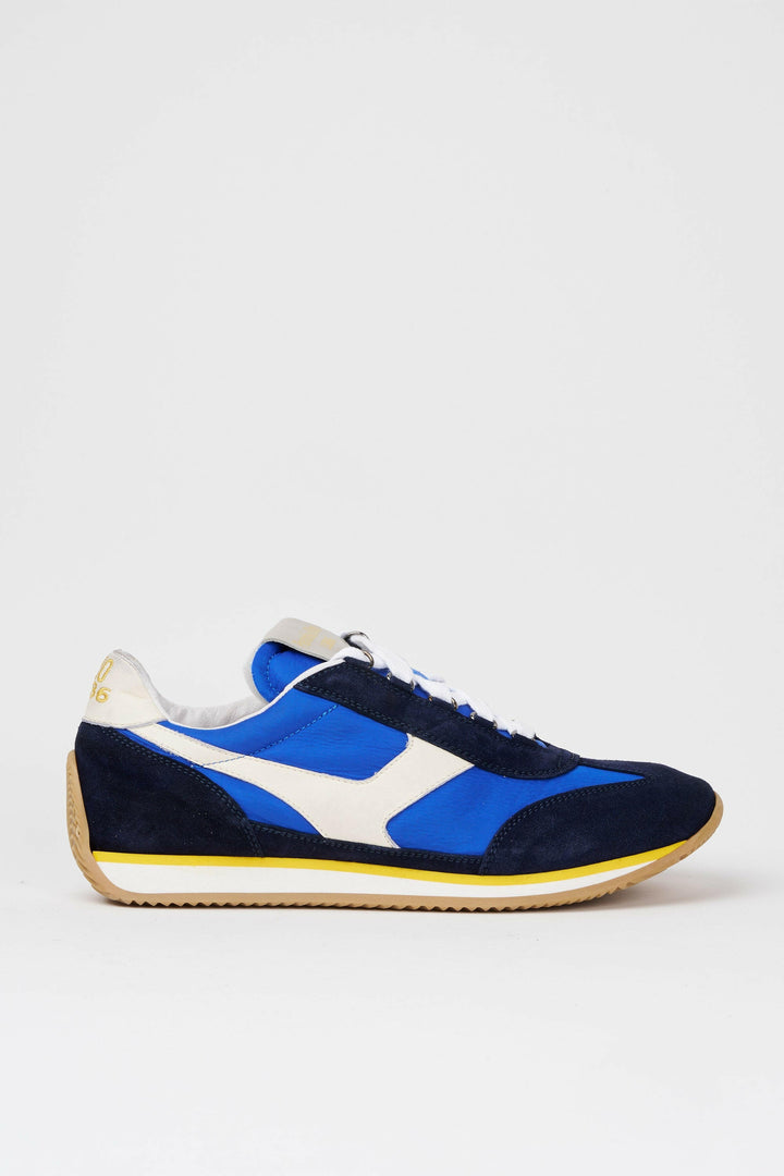 Spatarella Sneakers uomo Trainer '74 in camoscio blu e tessuto 003 Offerta