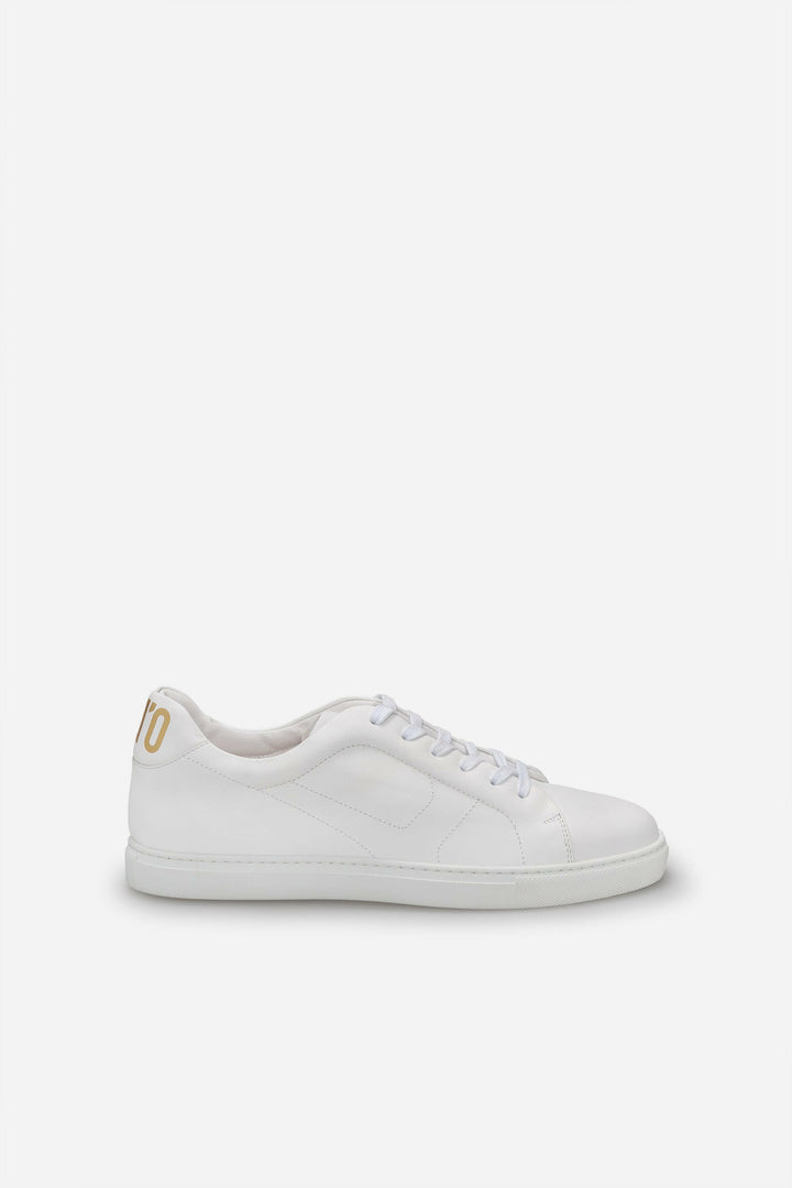 Spatarella Sneakers uomo N.100 in pelle bianca Saldi