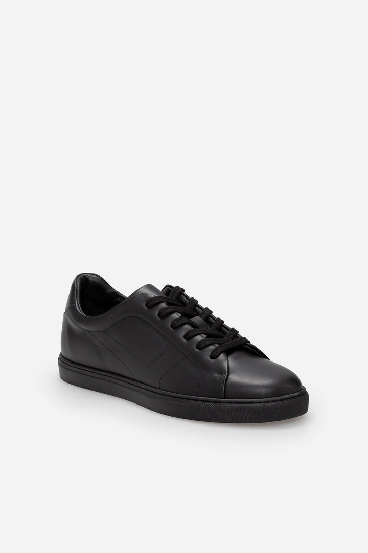 Spatarella Sneakers uomo N.100 in pelle nera Offerte