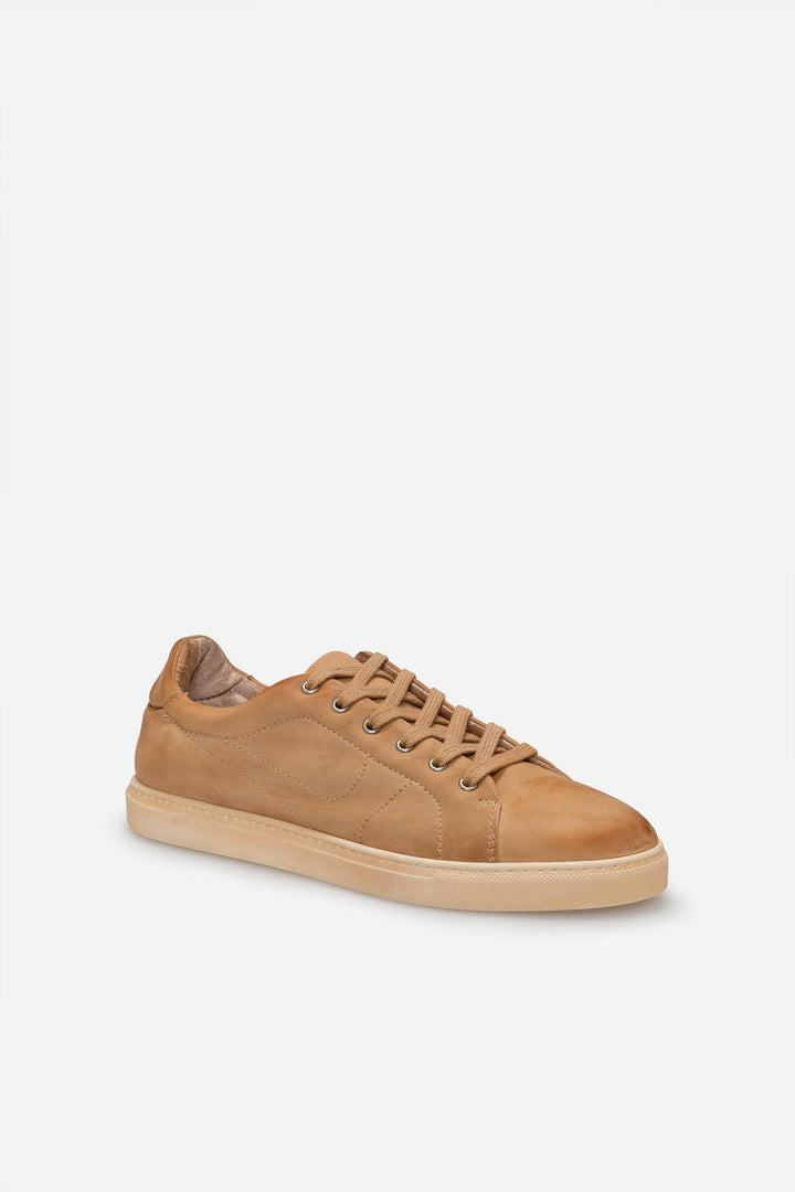 Spatarella Sneakers uomo N.100 in pelle camel vintage Hotsell