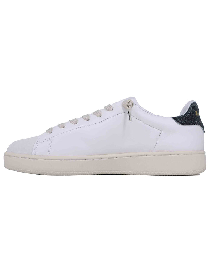Spatarella Snekaers uomo in pelle bianca autograph Moda