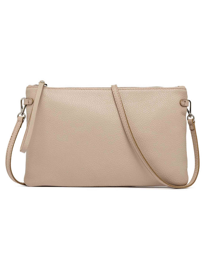 Spatarella Borse donna pochette Hermy in pelle phard con manico a bracciale e tracolla in pelle Nuovo