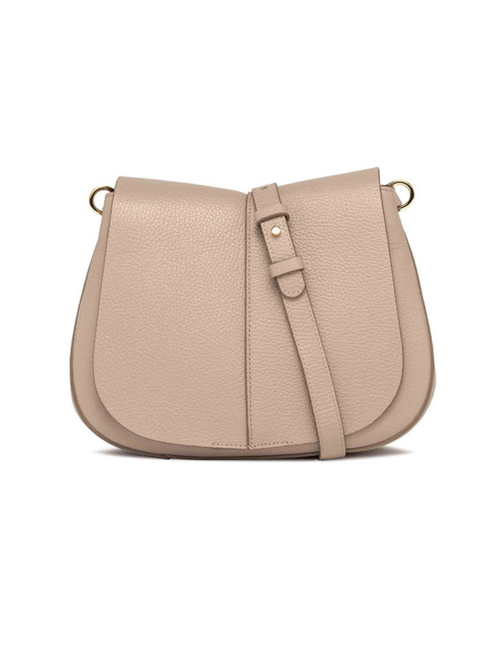 Spatarella Borse a spalla donna Helena Round in pelle phard con doppia tracolla Spedizione Gratuita