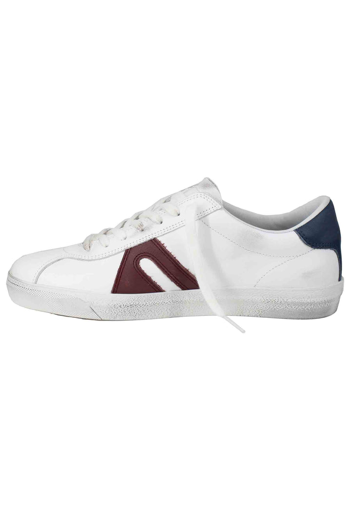Spatarella Sneakers uomo in pelle bianca Negozi Online