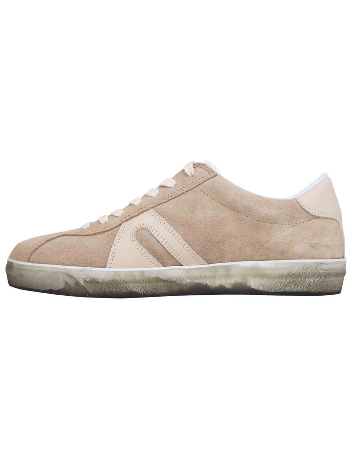 Spatarella Sneakers uomo in camoscio beige Acquista Ora