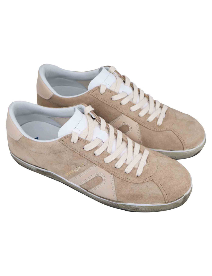 Spatarella Sneakers uomo in camoscio beige Acquista Ora