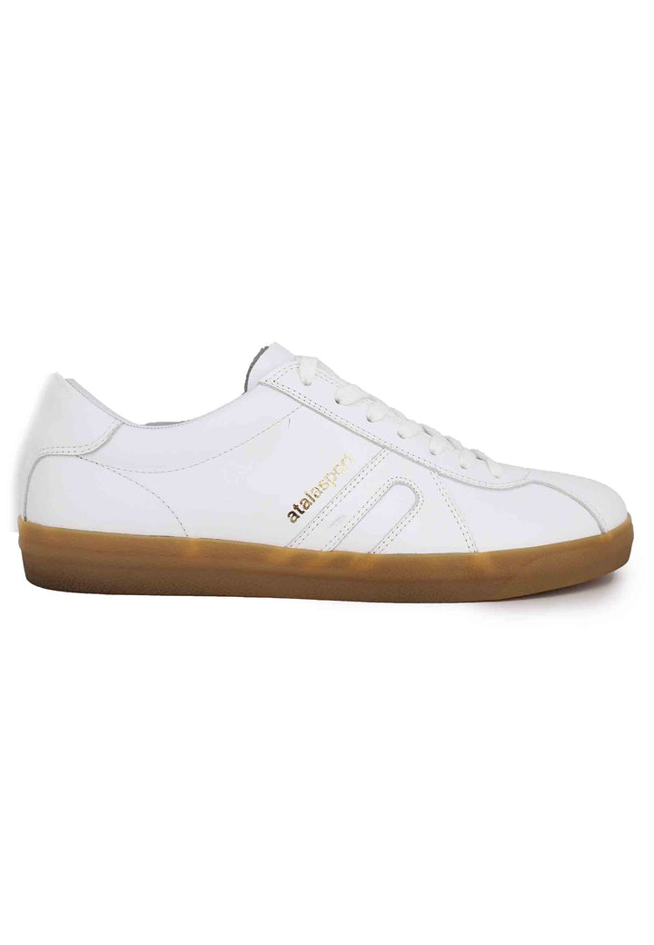Spatarella Sneakers uomo in pelle bianca Promozione Limitata