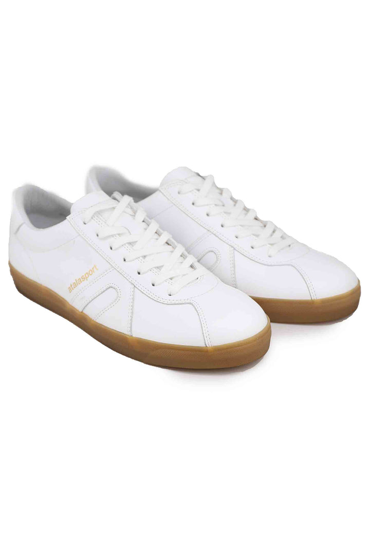 Spatarella Sneakers uomo in pelle bianca Promozione Limitata