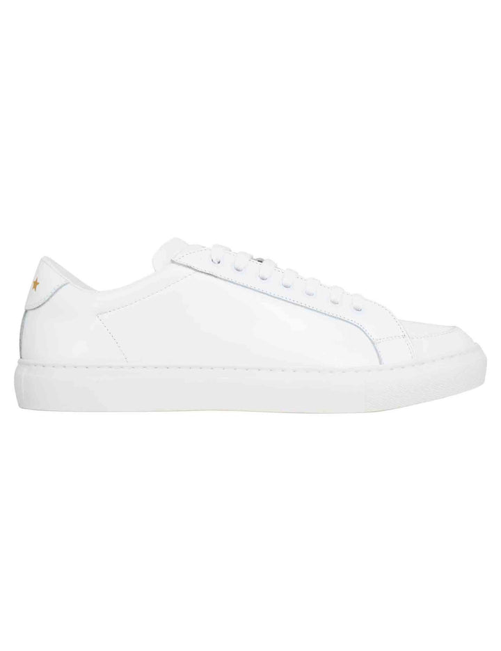 Spatarella Sneakers uomo Top spin in pelle bianca Novità