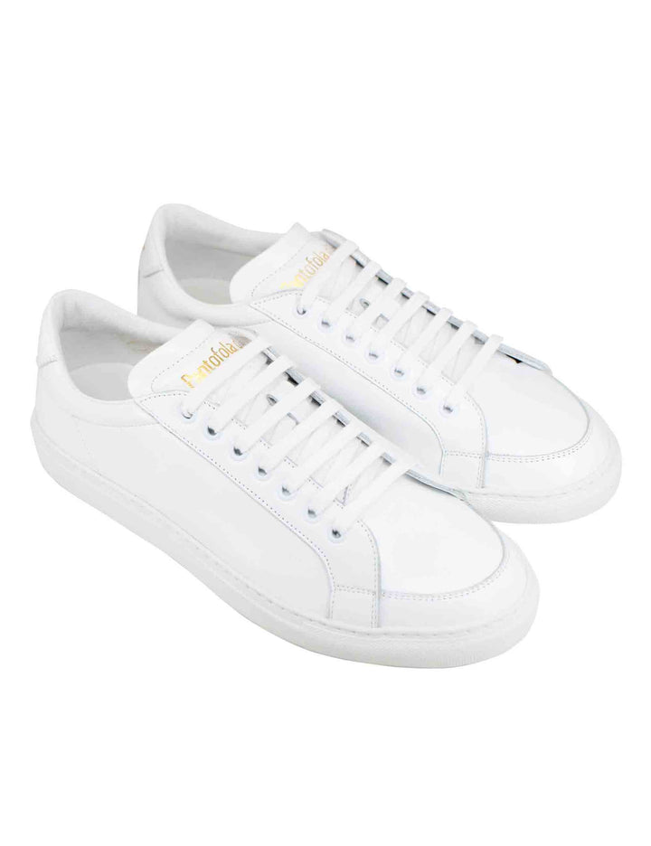 Spatarella Sneakers uomo Top spin in pelle bianca Novità
