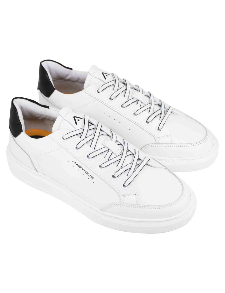 Spatarella Sneakers uomo Kit in pelle bianca Qualità Garantita