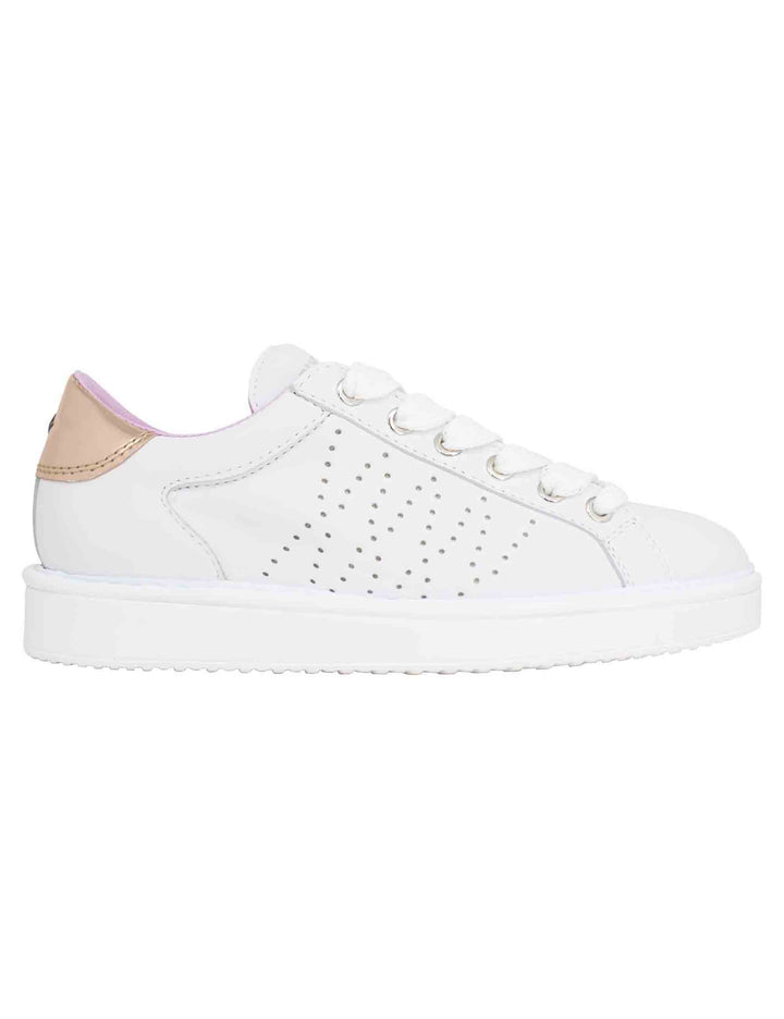 Spatarella Sneakers donna in pelle bianca Negozi Online