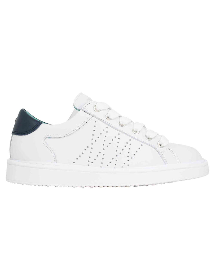 Spatarella Sneakers uomo in pelle bianca Consegna Veloce