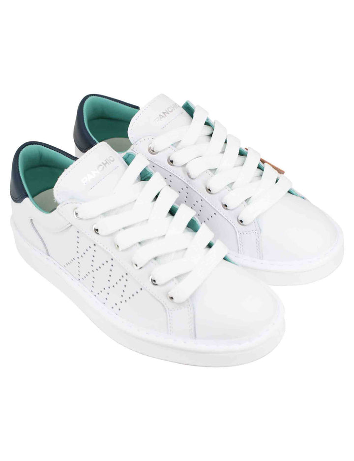 Spatarella Sneakers uomo in pelle bianca Consegna Veloce