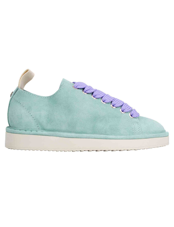 Spatarella Sneakers donna in camoscio celeste Promozione Limitata