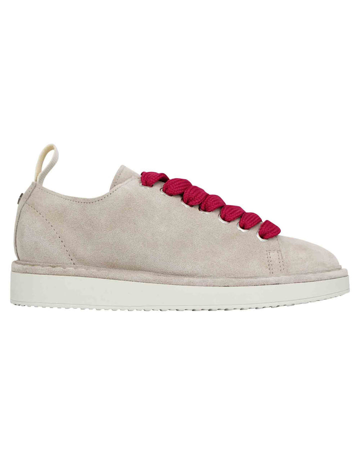 Spatarella Sneakers donna in camoscio grigio Esporta salva