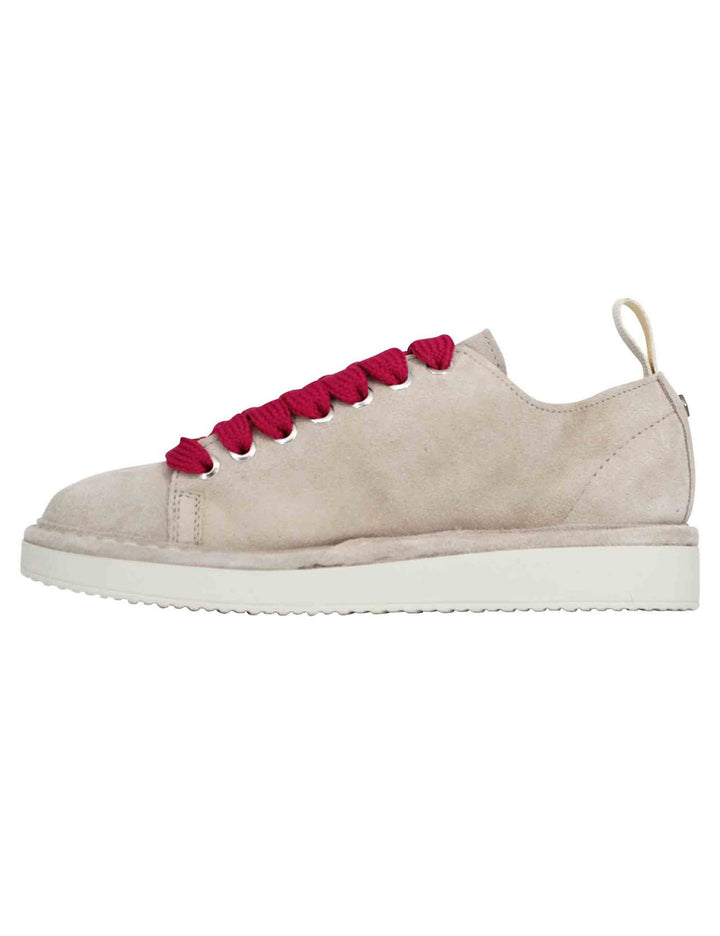 Spatarella Sneakers donna in camoscio grigio Esporta salva