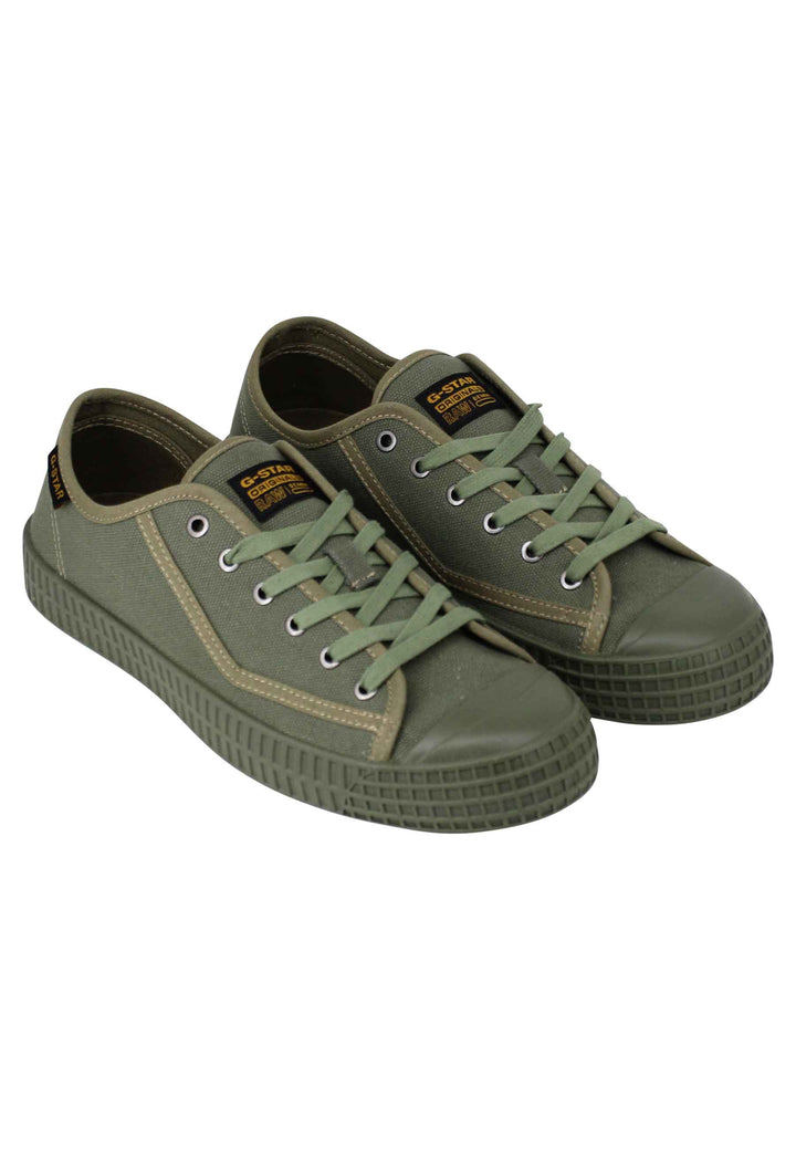Spatarella Sneakers uomo Rovulc II in canvas verde Acquista Ora