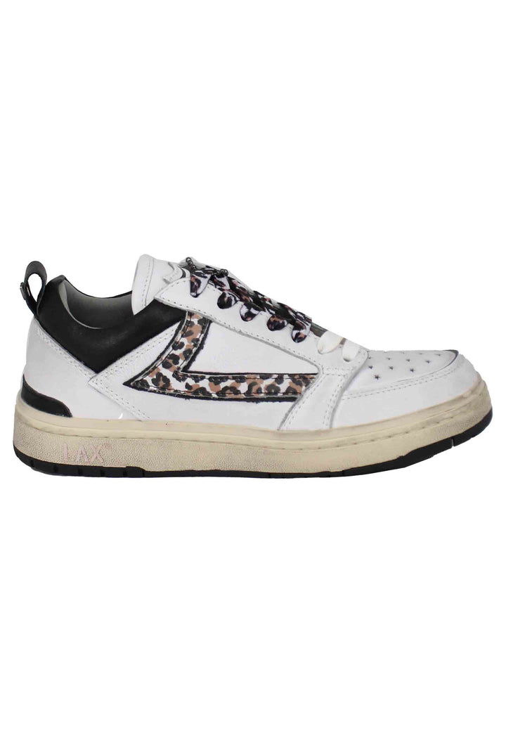 Spatarella Sneakers donna Starlight Animalier in pelle bianca Latest fashion