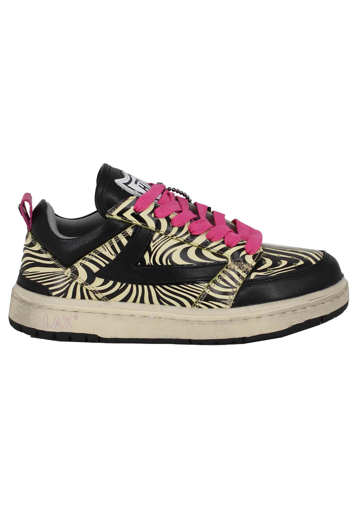 Spatarella Sneakers donna Starlight Zebra in pelle animalier Offerta temporanea