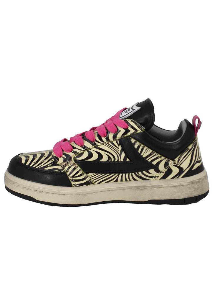 Spatarella Sneakers donna Starlight Zebra in pelle animalier Offerta temporanea