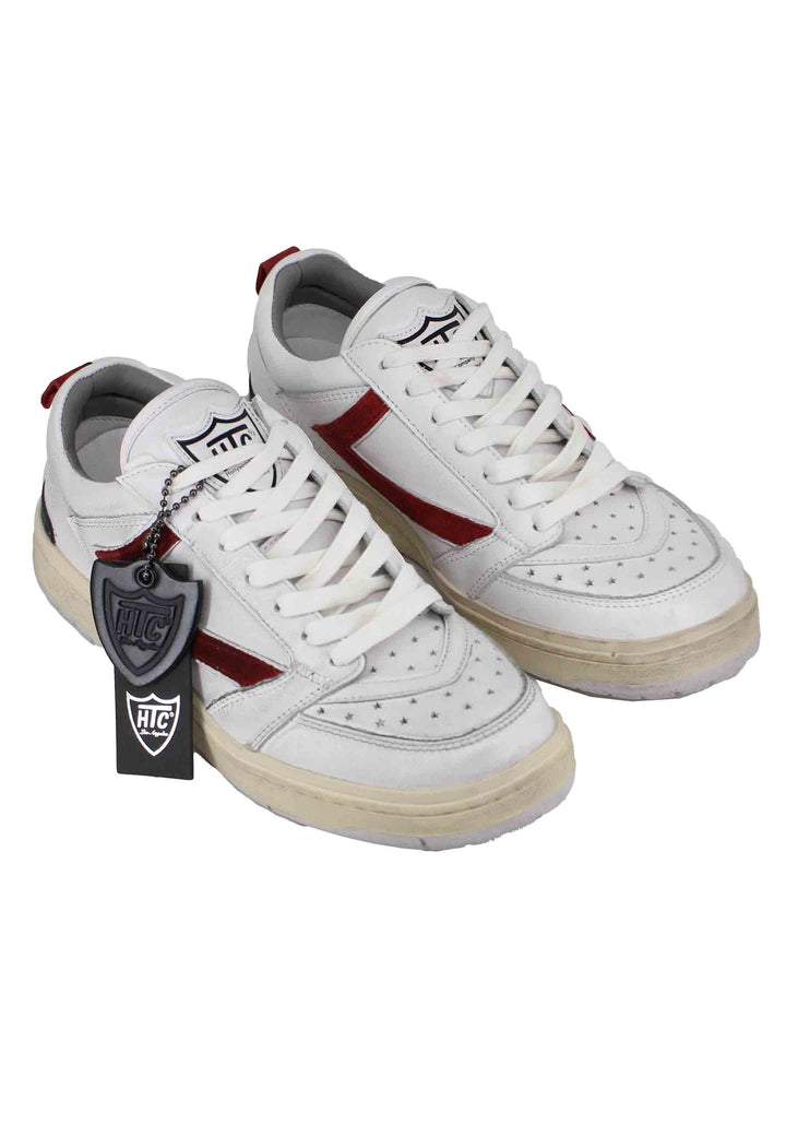 Spatarella Sneakers uomo Starlight Shield in pelle bianca Grandi sconti