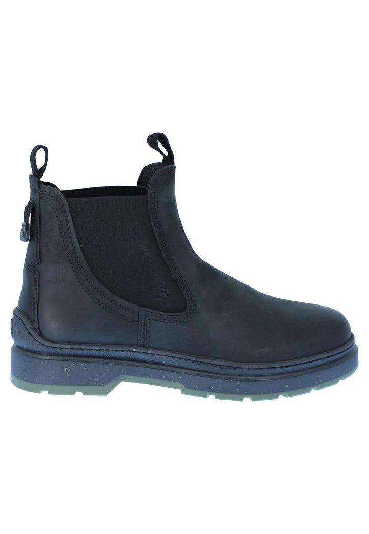 Spatarella Stivaletti beatles uomo Red Rock in pelle nera con fondo gomma carrarmato Convenienza